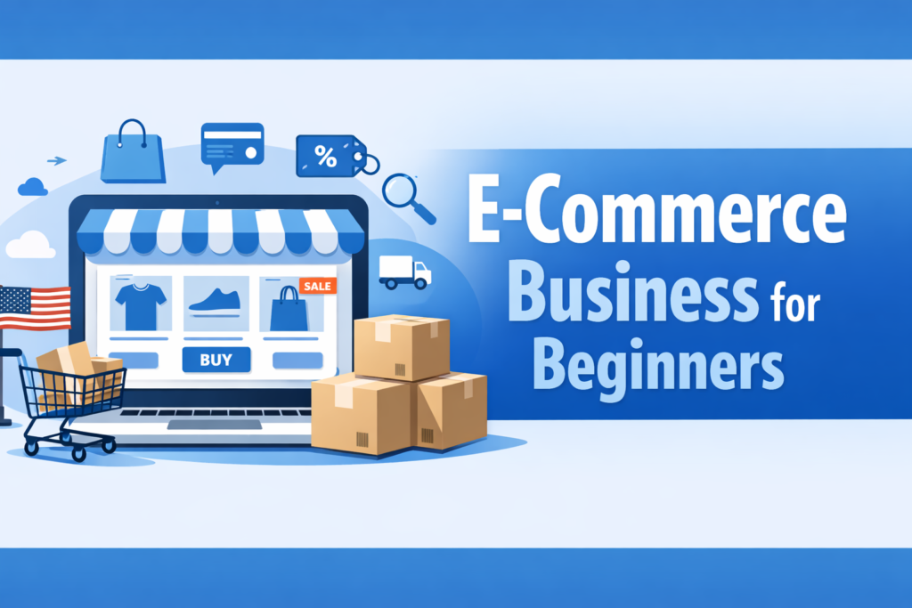 E-Commerce Business for Beginners in the USA: Step-by-Step Guide